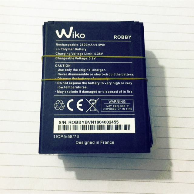 Pin wiko robby  sunny3 plus