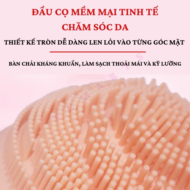 Máy Rửa Mặt Làm Sạch Da Massage Đẩy Tinh Chất Nâng Cơ Mặt Cầm Tay Mini QY002 - TCMarts