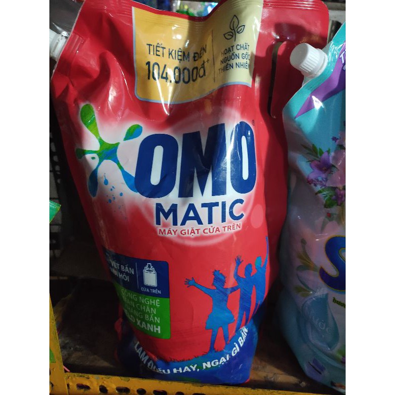 nước giặt omo Matic cửa trên 3,7kg