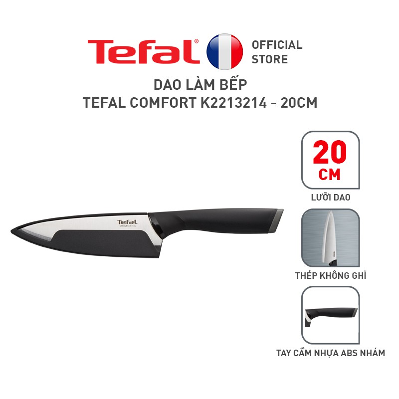 [LIFEHL1 giảm 10%] Dao Tefal Comfort 20cm