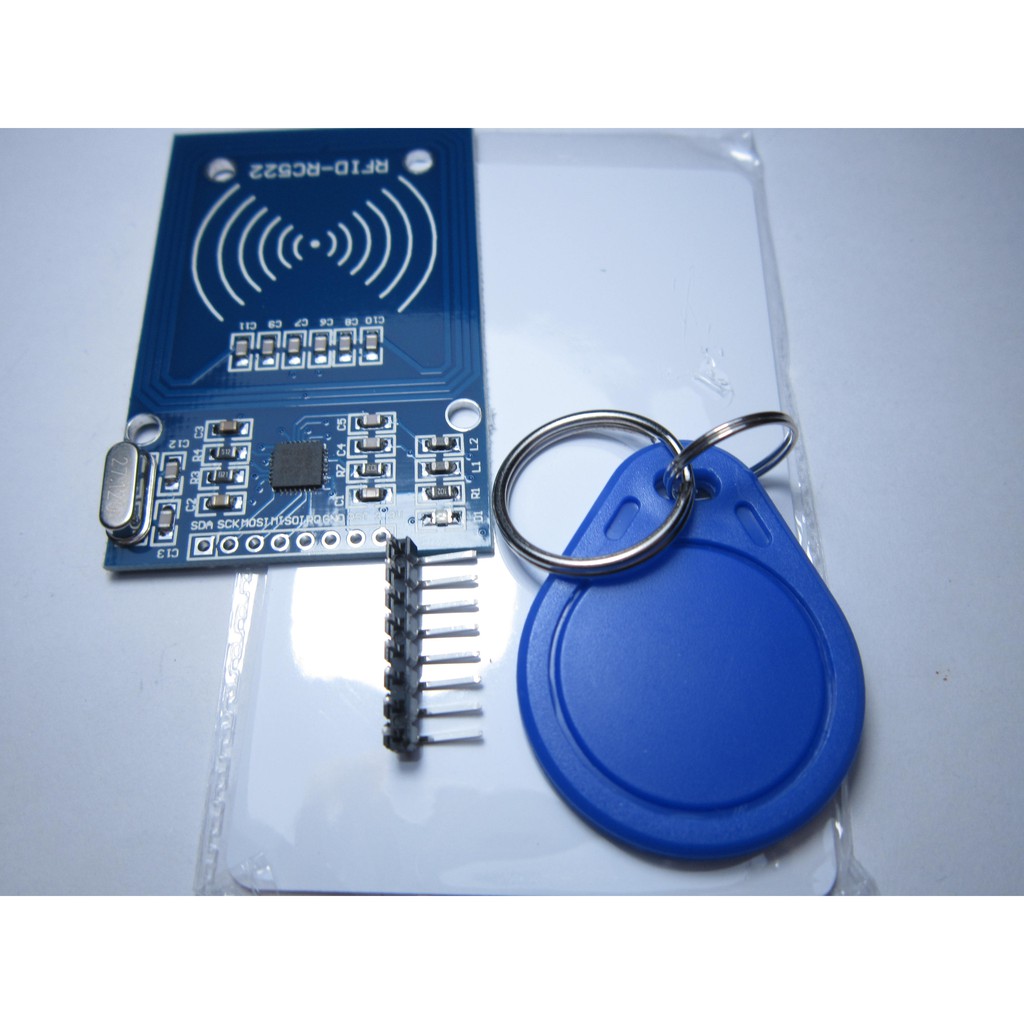 Bộ kit RFID RC 522 kèm thẻ RFID vầ tag móc khóa RPID