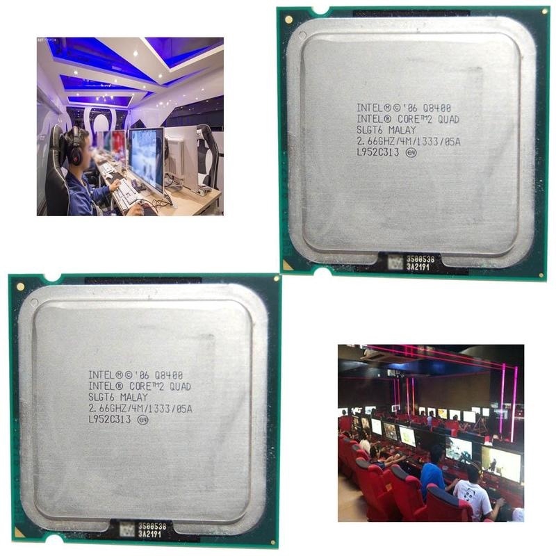 Ổ Cắm Cpu Intel Quad 2 Cpu Q8400 (2.66ghz / Processor 4m) Desktop 775 Cpu