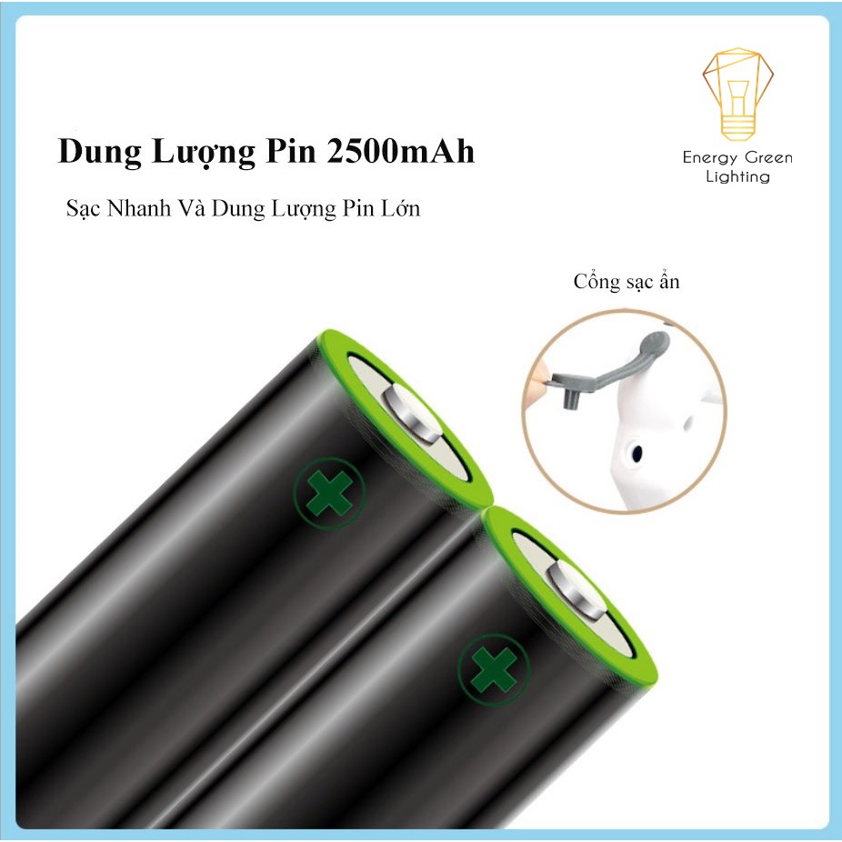 Máy Cọ Chà Sàn Vệ Sinh Energy Green Lighting Tự Động, Bàn Chải Làm Sạch Vệ Sinh Nhà Tắm Không Dây Với 4 Đầu Thay Thế