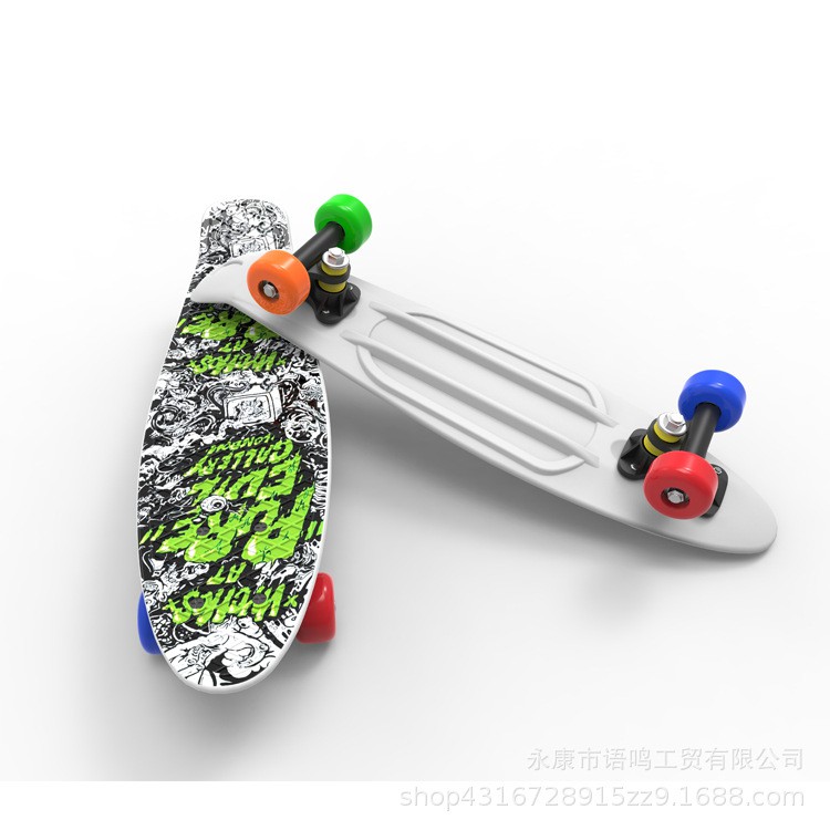 VÁN TRƯỢT CAO CẤP 4 BÁNH HỌA TIẾT CÁ TÍNH THỂ HIỆN PHONG CÁCH - ván trượt Skateboard Penny thể thao TRƯỢT CỰC ÊM