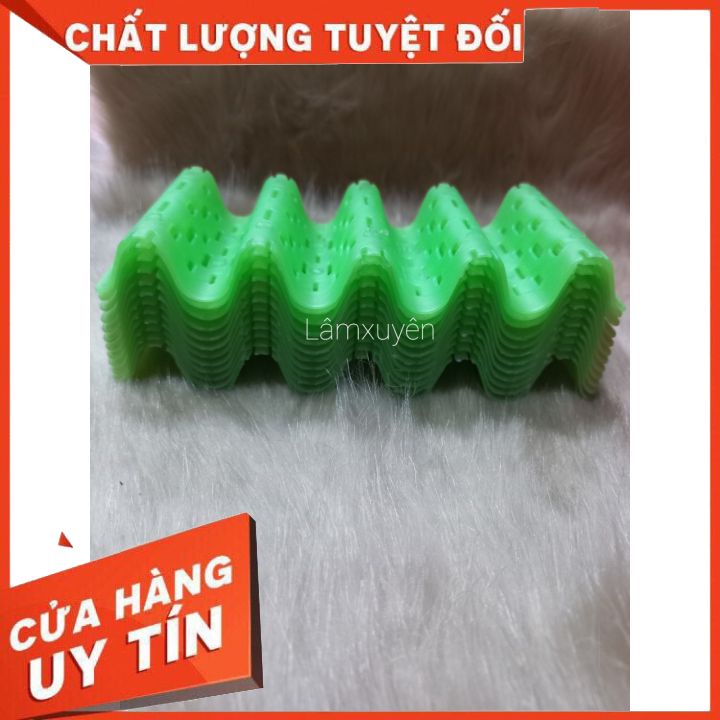 Combo 12 vĩ xương bấm sóng nước  chất liệu nhựa  bền, siêu nhỏ gọn, tiện lợi , chuyên dụng cho salon [tận gốc]