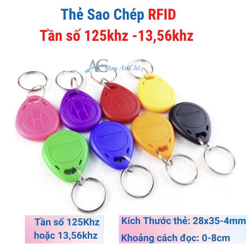 Thẻ RFID [ SAO CHÉP ĐƯỢC ] thẻ từ dạng móc khóa proximity dùng để sao chép ra vào thang máy, tầng hầm đỗ xe