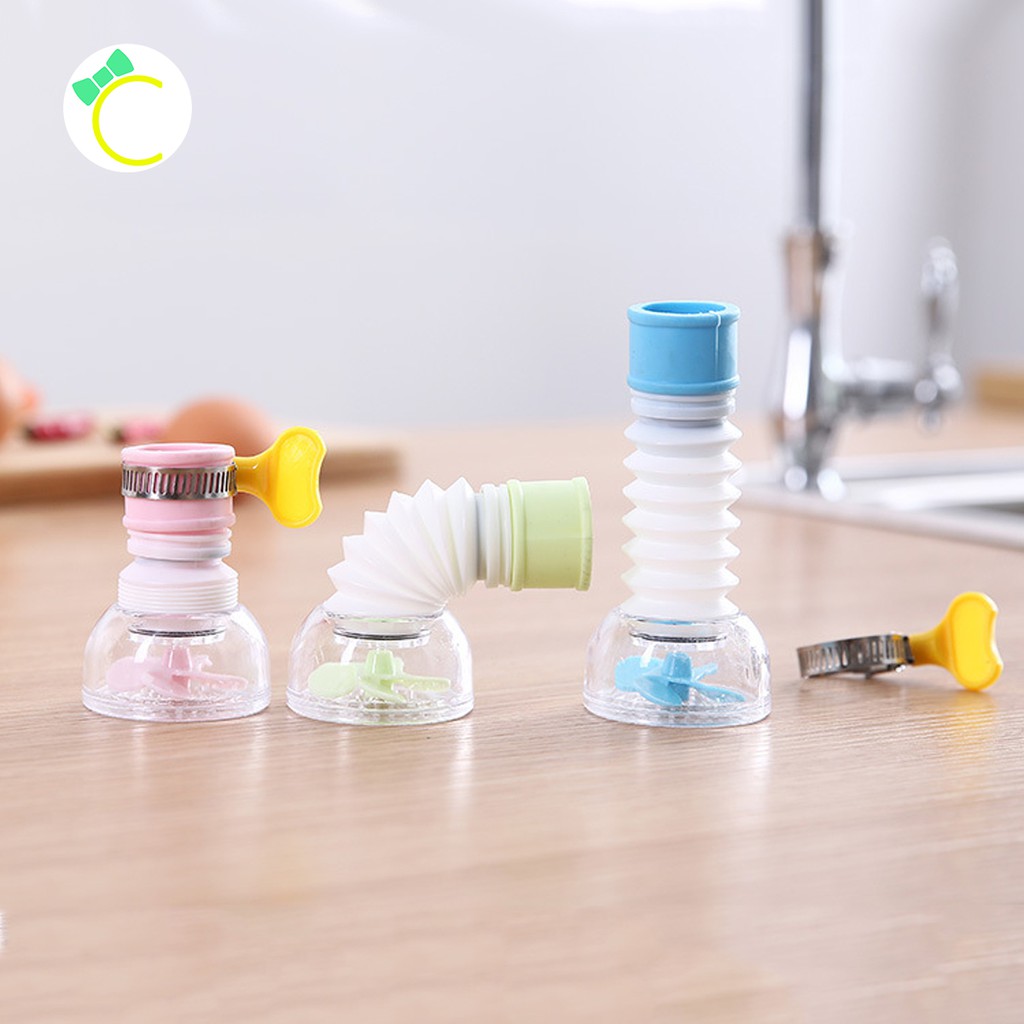 Đầu tăng áp cho vòi rửa chén bát xoay 360 độ cố định bằng vòng inox - Cami - CMPK166