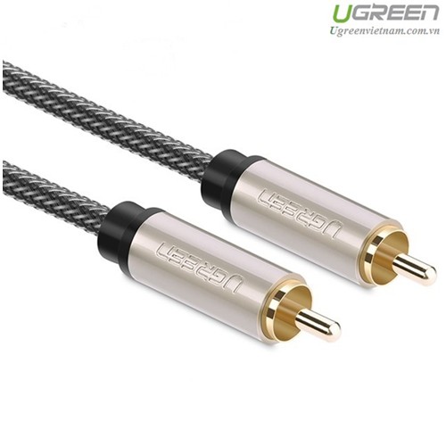 Cáp âm thanh số 2 đầu RCA Coaxial dài 2m UGREEN 20738 - Hàng chính hãng