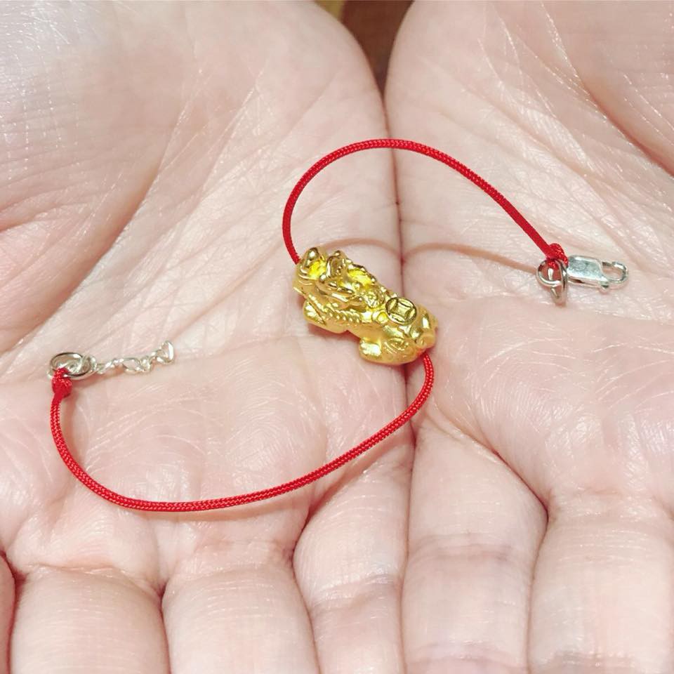 Vòng tay chỉ đỏ tỳ hưu -[Thái Lan]