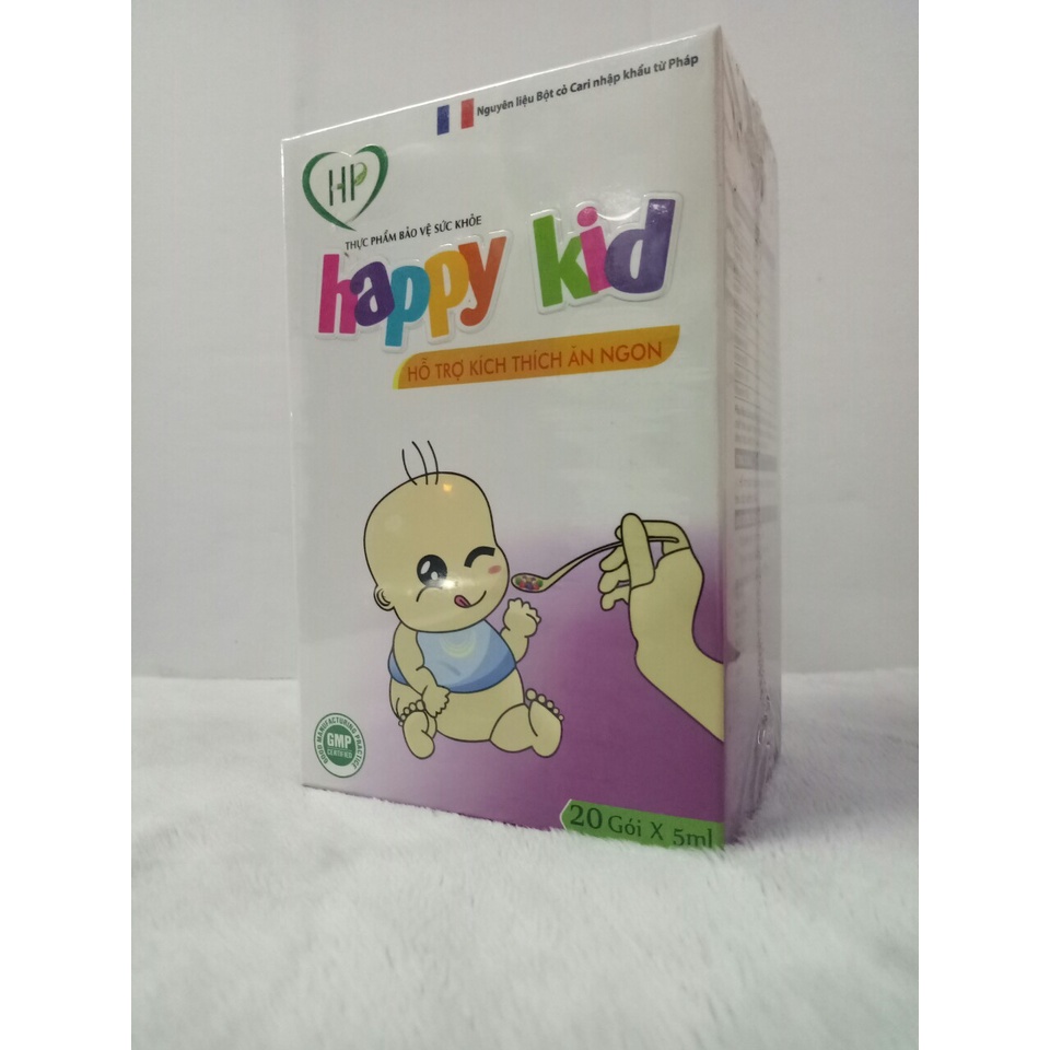 Siro HAPPY KID - Giúp bé ăn ngon, tăng cường hấp thu, hỗ trợ tăng cân
