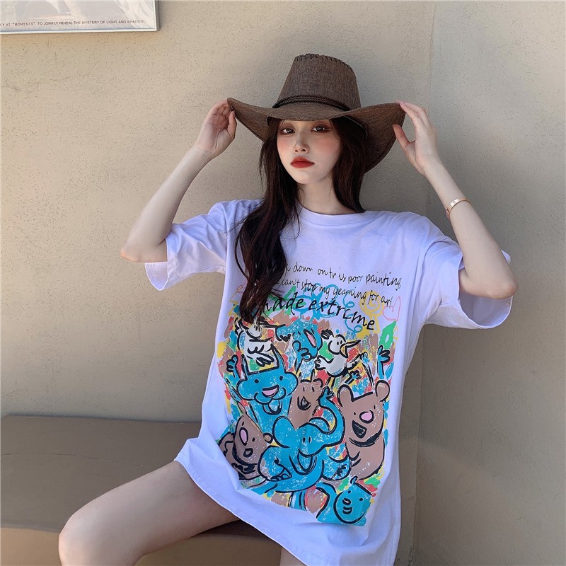 Áo thun form rộng nữ Emilyshop ulzzang