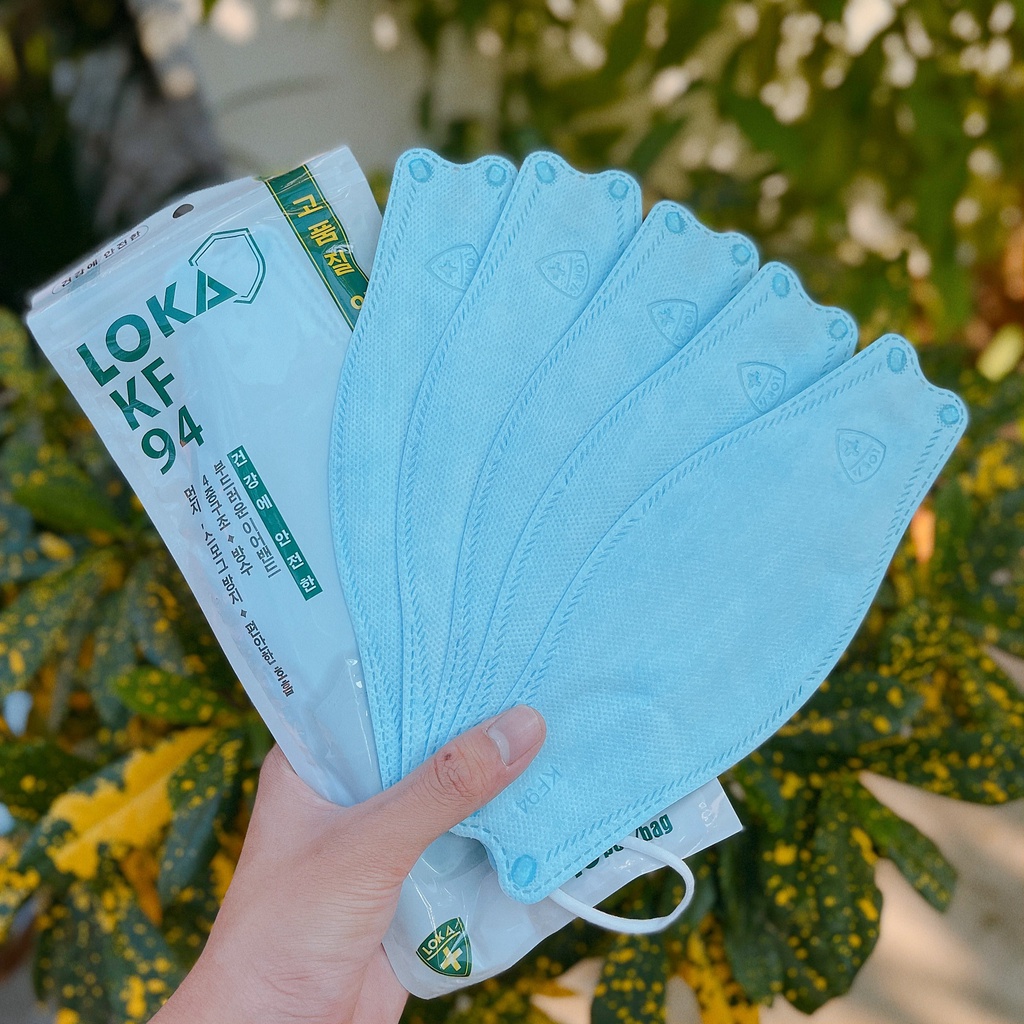 Thùng 300 Chiếc Khẩu Trang KF94 LOKA MASK Chống Bụi Mịn Và Kháng Khuẩn Hàng Cao Cấp Hàn Quốc
