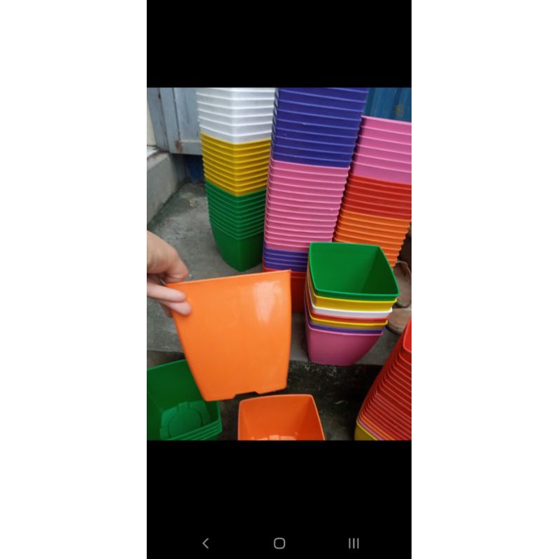 chậu 16cm nhiều màu