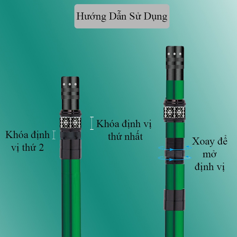 Vợt Cá Carbon Rice Fishing có thể thu gọn chuyên dùng câu đài câu đơn cao cấp KK-5