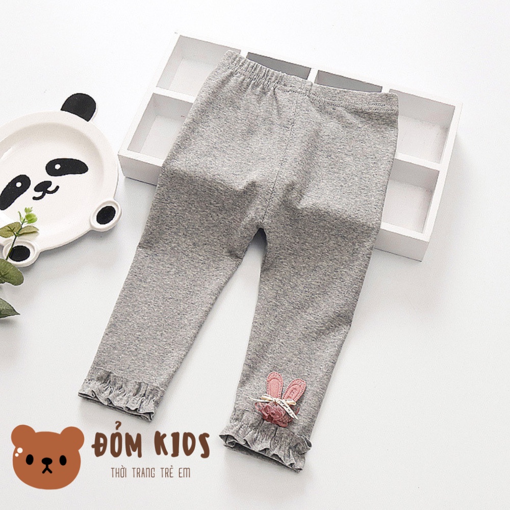 Quần legging cho bé, quần dài bé gái chất zip loại 1 không bai nhão không xù QUAN008