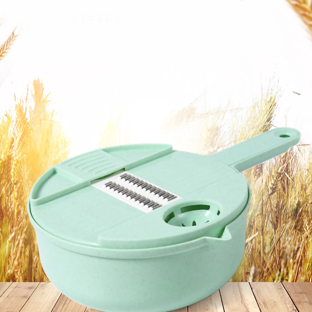 RỔ BÀO RAU CỦ ĐA NĂNG Máy cắt rau củ đa năng 12 trong 1 Dụng cụ gia dụng xay cải cho nhà bếp Oxygen072