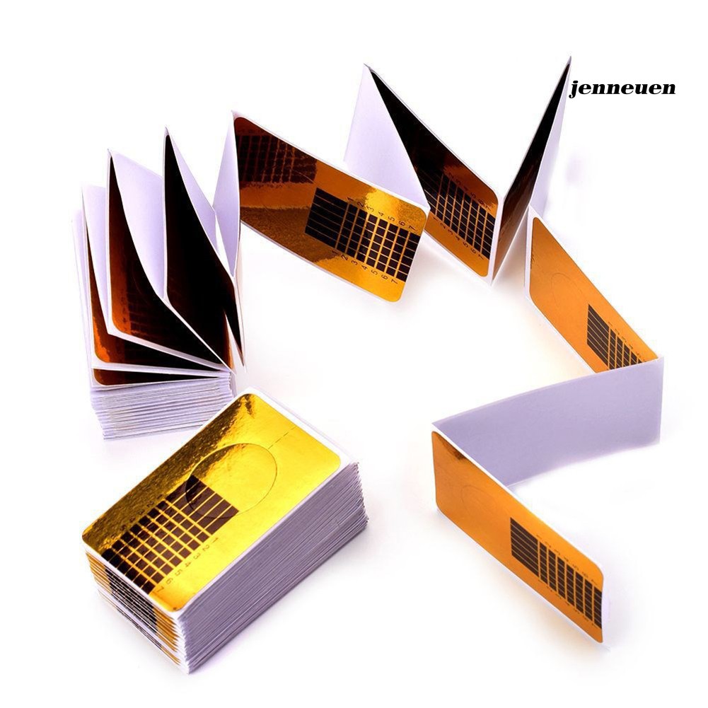 Bộ 100 Miếng Dán Giúp Định Hình Móng Tay