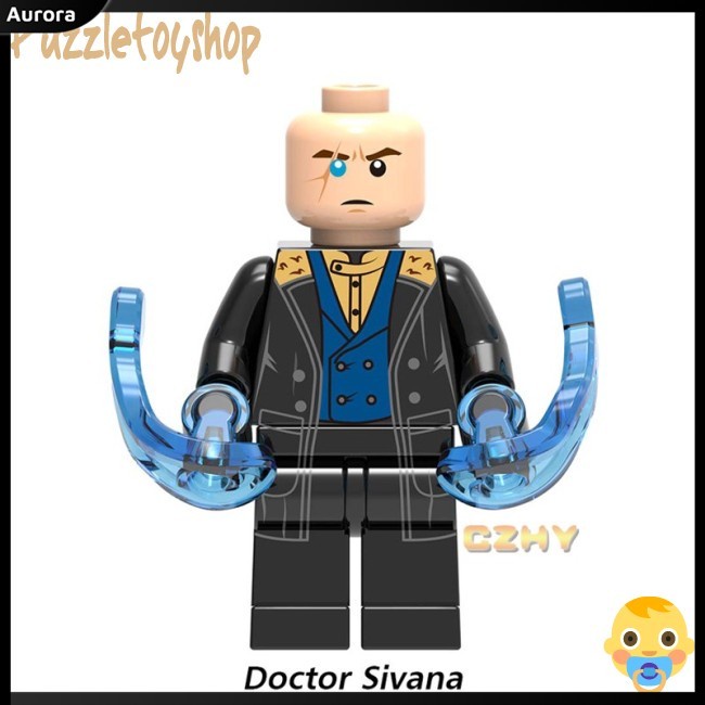 Bộ Đồ Chơi Lắp Ráp Lego Siêu Anh Hùng Aurora Shazam Freddy