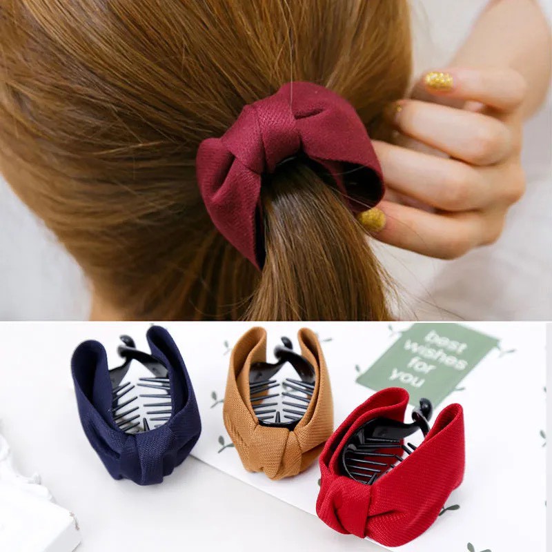 KẸP TÓC NƠ CỐ ĐỊNH DẠNG BƯỚM XINH XẮN CHO NỮ PHONG CÁCH HÀN QUỐC.