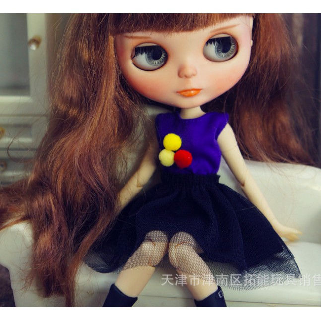 Quần áo váy cho búp bê Blythe