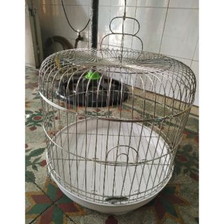 Lồng inox nuôi chim cu, vẹt, sáo, cưỡng, két