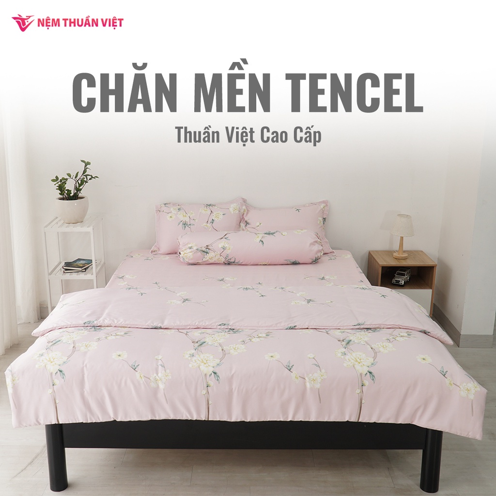 Mền Tencel Thuần Việt Cao Cấp - Hồng TVM09 - Kích Thước 180x200