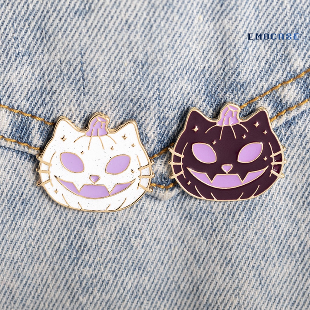 Ghim Cài Áo Hình Bí Ngô Hoạt Hình Bằng Hợp Kim Chống Trầy Xước