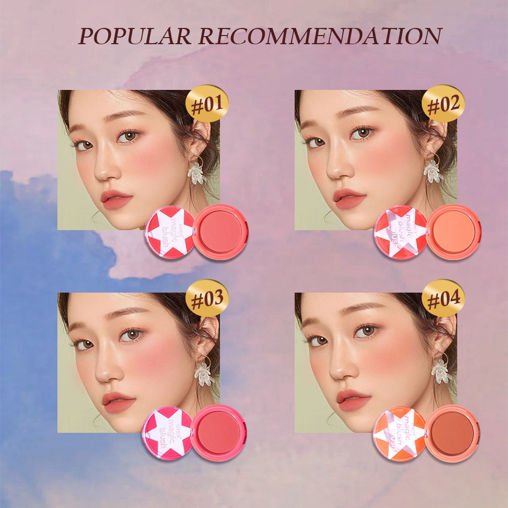 [Hàng mới về] Phấn Má Hồng Saniye Bốn Màu Xinh Xắn Cho Nữ E0142 | BigBuy360 - bigbuy360.vn