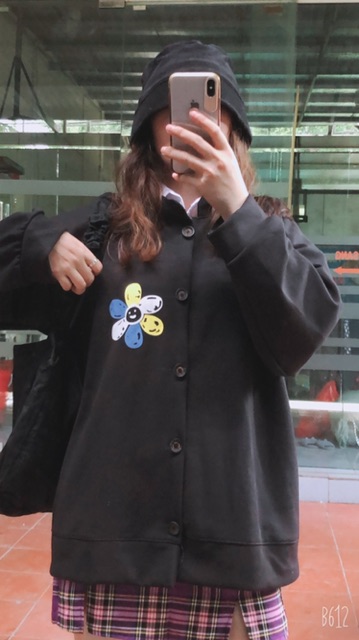 Áo cadigan nỉ ngoại🌸DAQUY20🌸áo cadigan hoa nỉ ngoại không xù mát lịm👉kéo sang xem ảnh thật | BigBuy360 - bigbuy360.vn