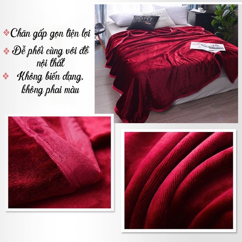 Chăn lông thỏ BlanKet Siêu mềm mịn kích thước 2mx 2,3m