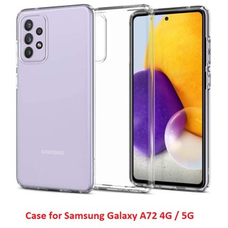 Ốp Samsung A72 4G / 5G dẻo trong suốt (Loại đẹp)