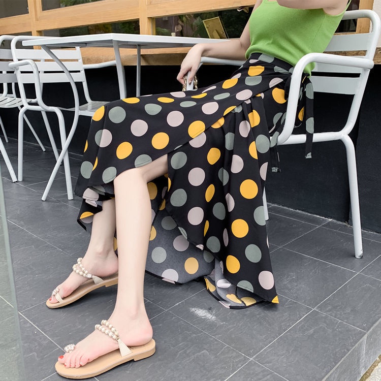 Đầm Chiffon Dáng Chữ a Lưng Cao Thời Trang Mùa Hè Hàng Mới 2022 Dành Cho Bạn Nữ Mặc Khi Đi Biển