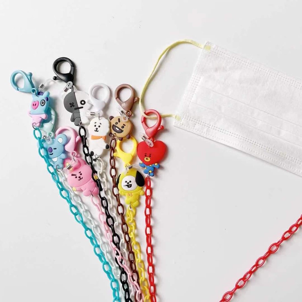 Dây Đeo Kính Bằng Acrylic Màu Kẹo Họa Tiết Hoạt Hình Dễ Thương