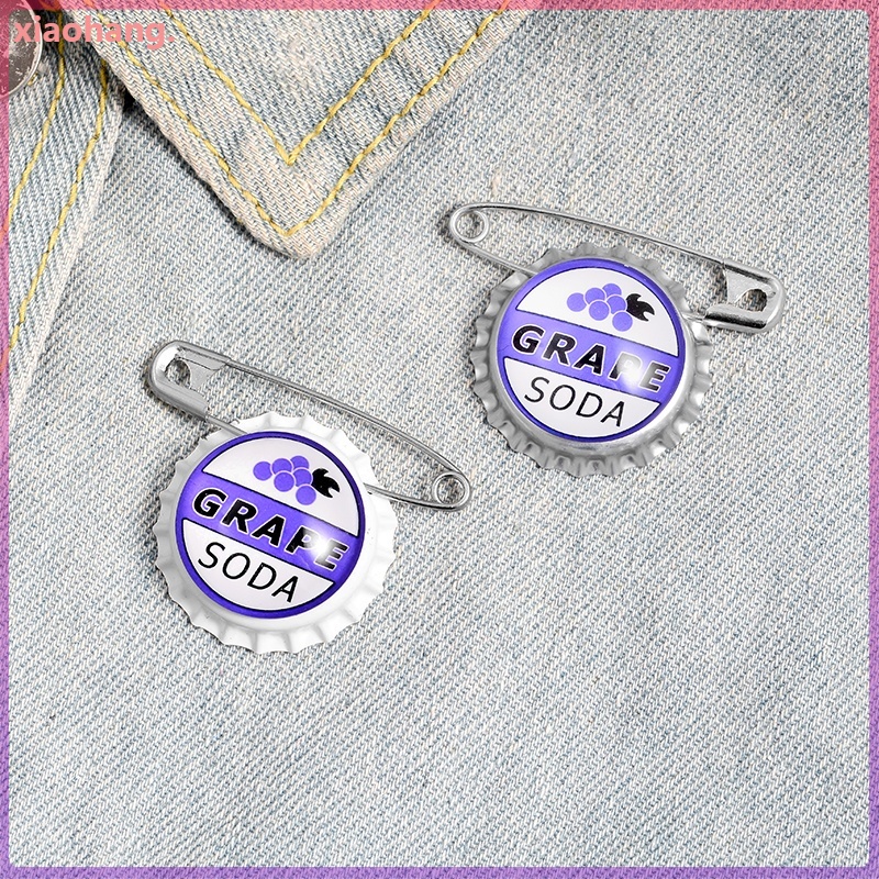 Ghim Cài Áo Hình Nắp Chai Soda/Nước Ngọt Độc Đáo