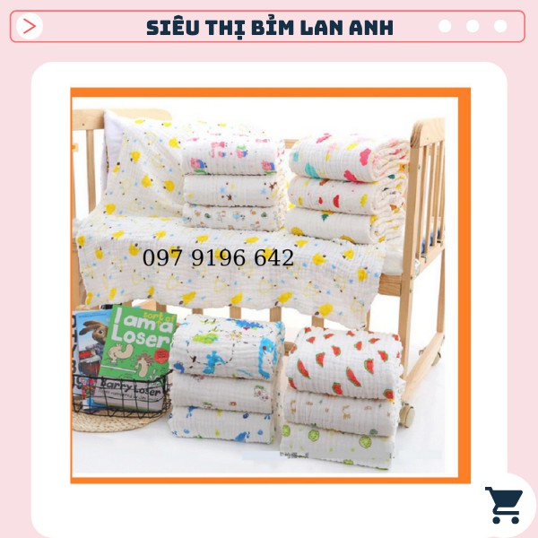 Khăn tắm xô 6 lớp siêu mềm mại siêu dày cực đẹp