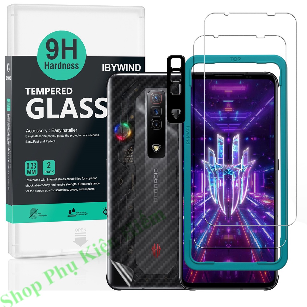 Bộ 2 kính cường lực Red Magic 7 - Magic 7S cao cấp Ibywind