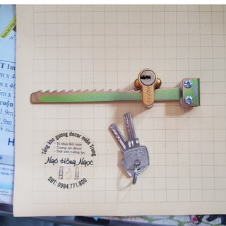 KHÓA RĂNG CƯA TỦ KÍNH LÙA - HUY HOÀNG