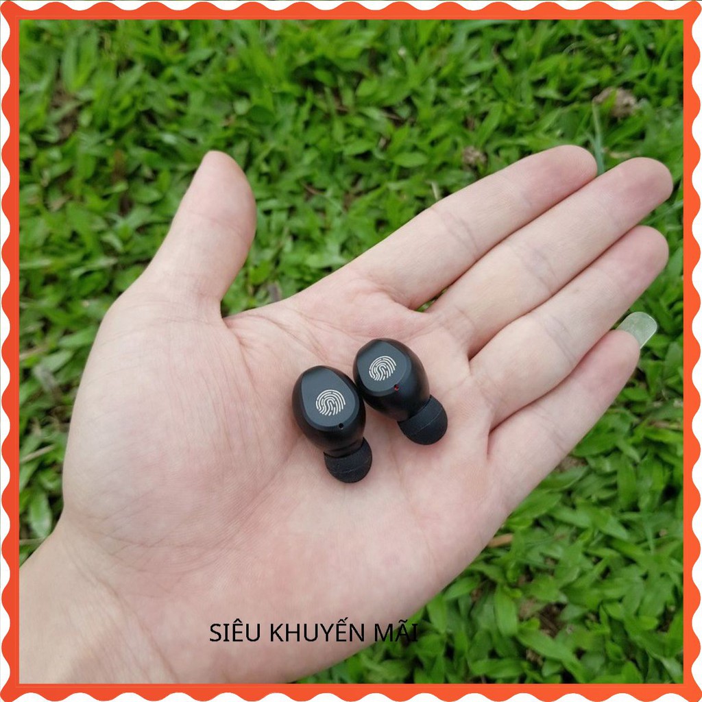 Tai Nghe Bluetooth Không Dây Amoi F9 Nút Cảm Ứng Kiêm Pin Sạc Dự Phòng aresshop14 | BigBuy360 - bigbuy360.vn