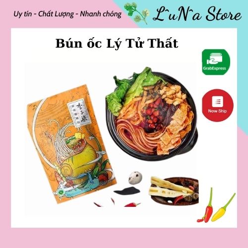 Bún ốc Lý Tử Thất (Bún ốc Liễu Châu) gói lớn 335g ăn no mà siêu ngon,TPHCM giao nhanh 2h