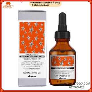 (Davines-Italia) Tinh chất siêu hoạt động chống rụng, kích thích mọc tóc Davines Energizing Superactive 100ml