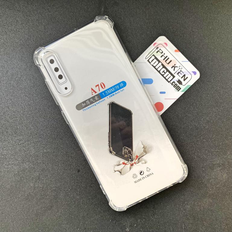 Ốp lưng Samsung A70 - A70s dẻo Trong suốt Chống sốc