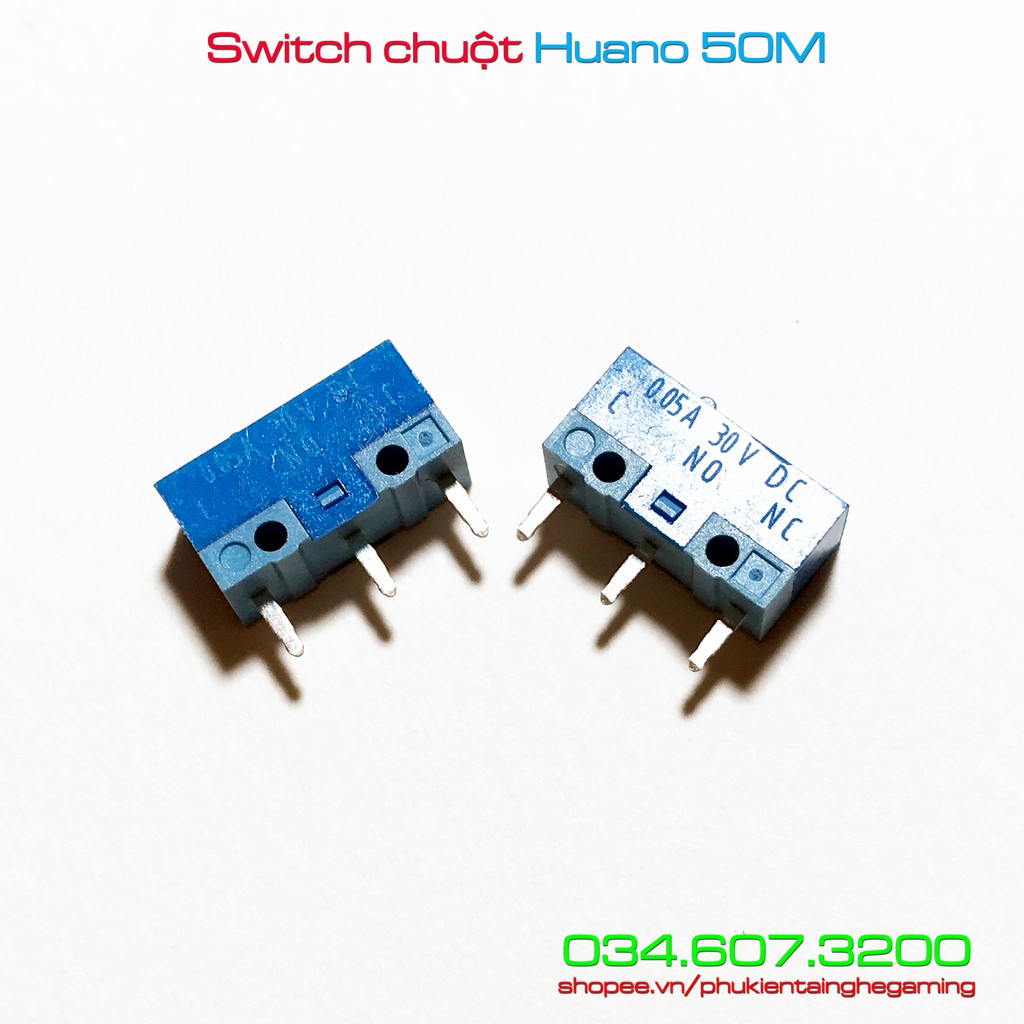 Switch chuột Huano 50m dot blue chuyên cho FPS