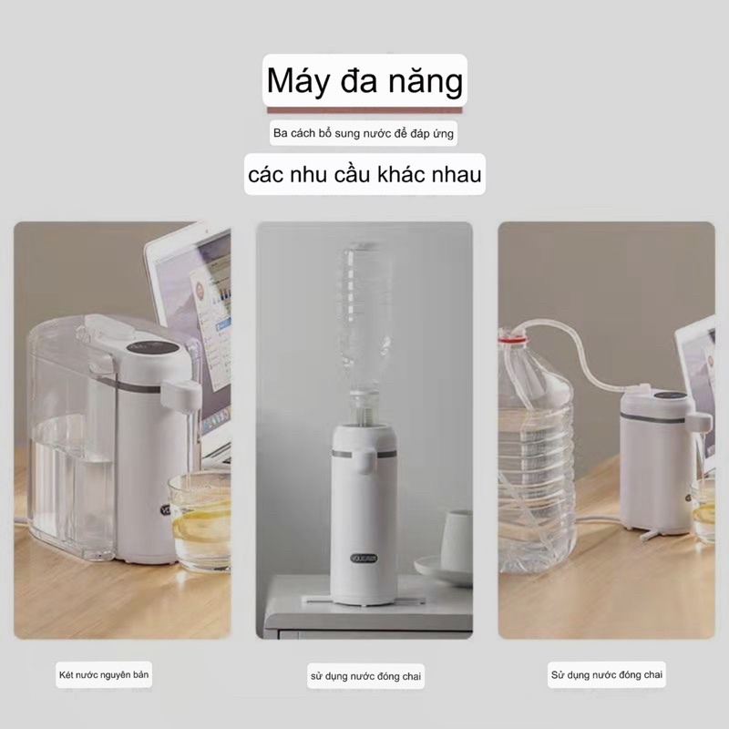 Máy đun nước pha sữa cho bé, tự động trong 3s