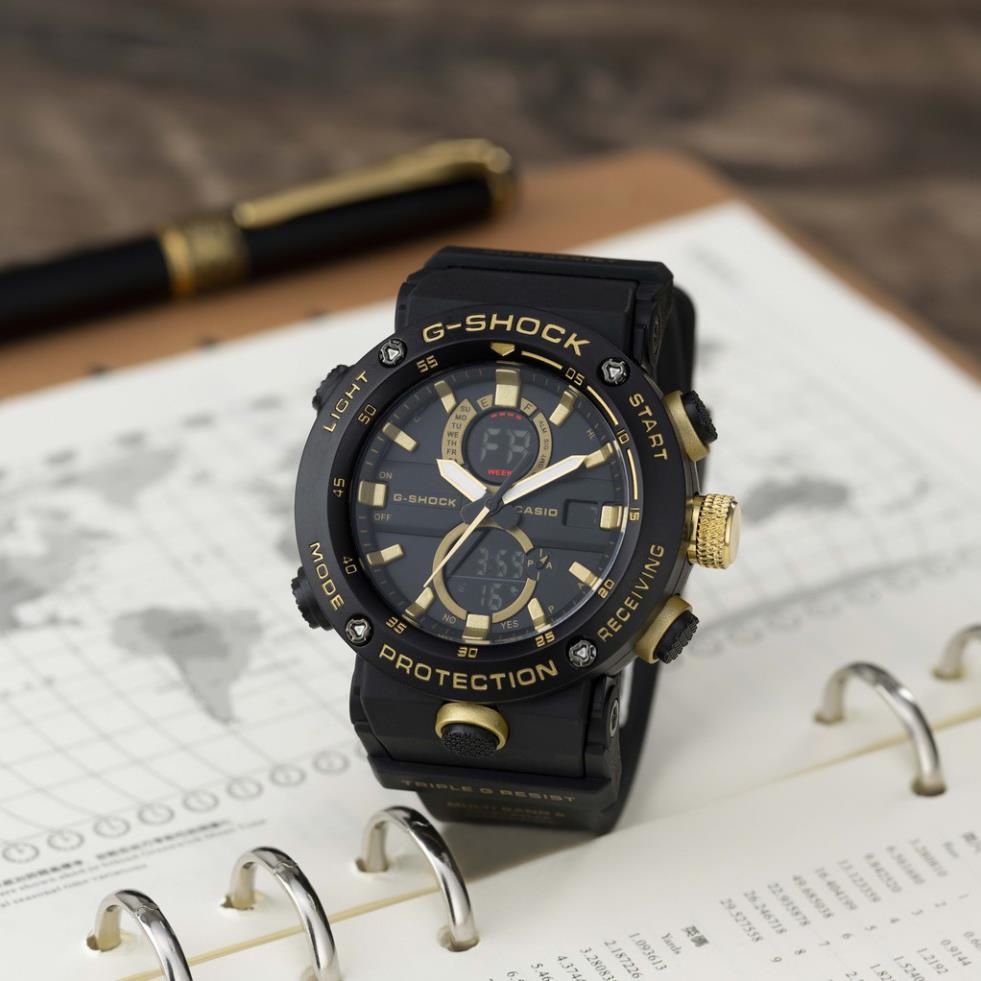 Đồng hồ nam GS máy pin dây cao su mặt chống xước cao cấp có bảo hành DH154 shop105 | BigBuy360 - bigbuy360.vn