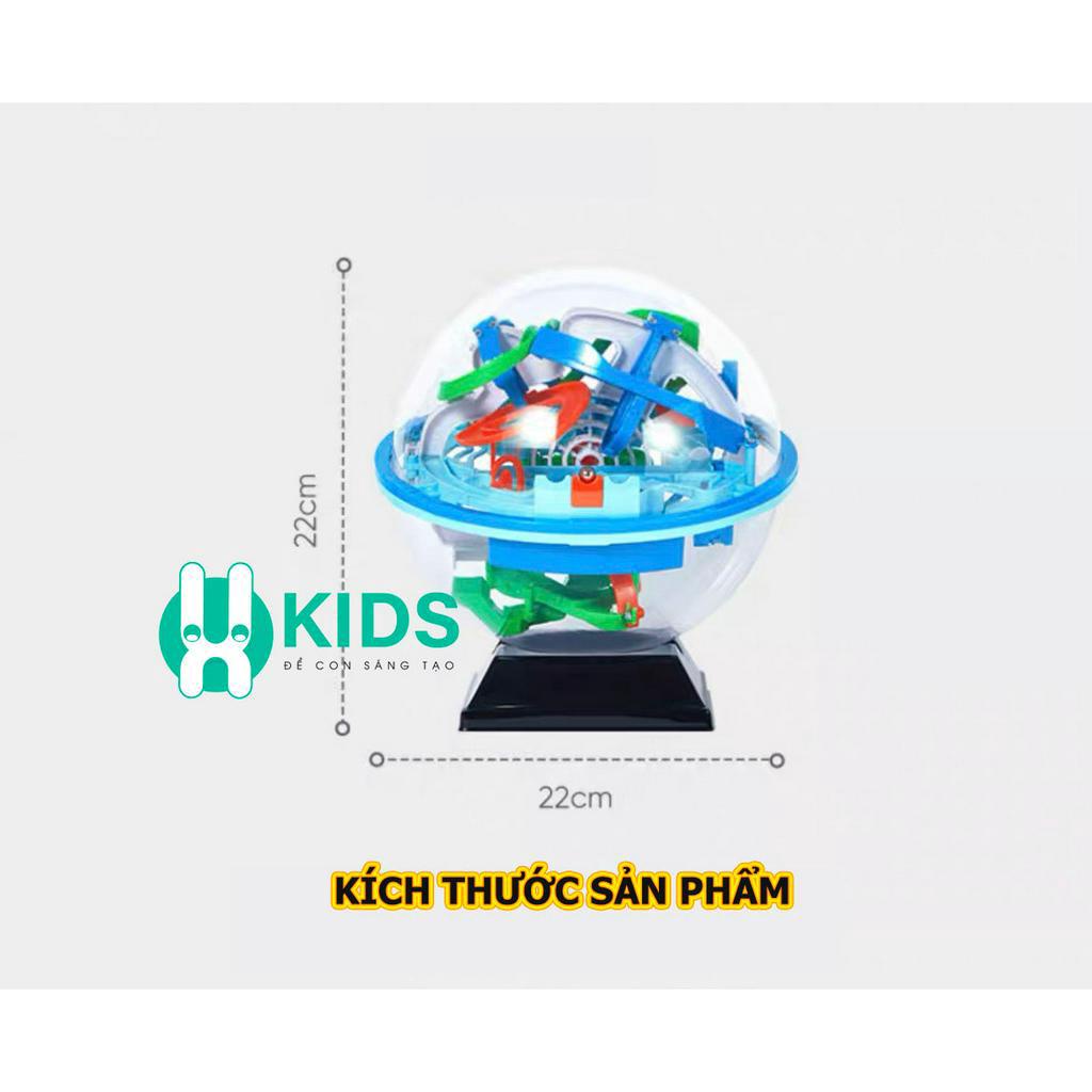 Đồ chơi quả bóng Rubik 3D giải đố mê cung Maze Ball giúp phát triển trí tuệ thông minh sư tập trung cho bé và người lớn