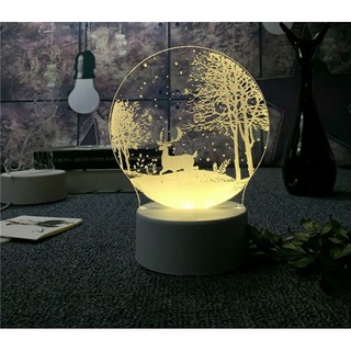 Quà giáng sinh 🎁🌲đèn sáng tạo led 3D