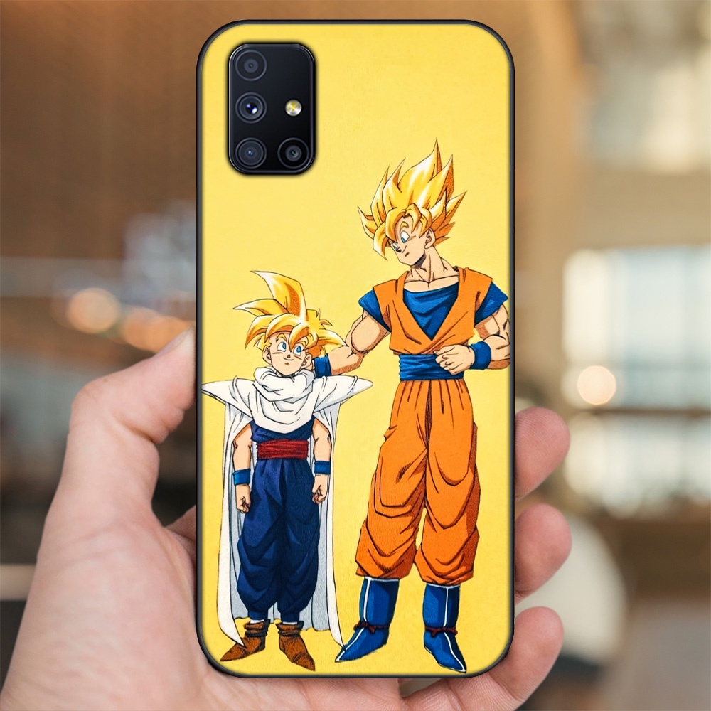 Ốp lưng Samsung M51 viền đen in hình Gohan Dragon Ball