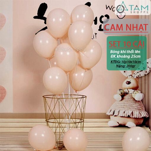 Bóng pastel phụ kiện trang trí sinh nhật, tiệc cưới, sự kiện, khai trương nhiều màu 10 inch - BOBABO