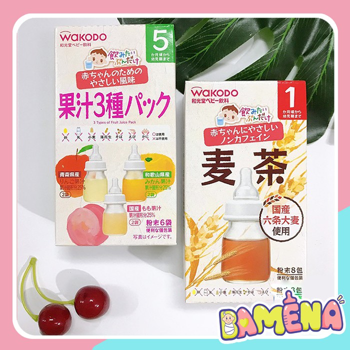 Trà wakodo thanh nhiệt Nhật Bản cho bé ăn dặm bamena GV09