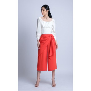 Quần ống rộng nơ